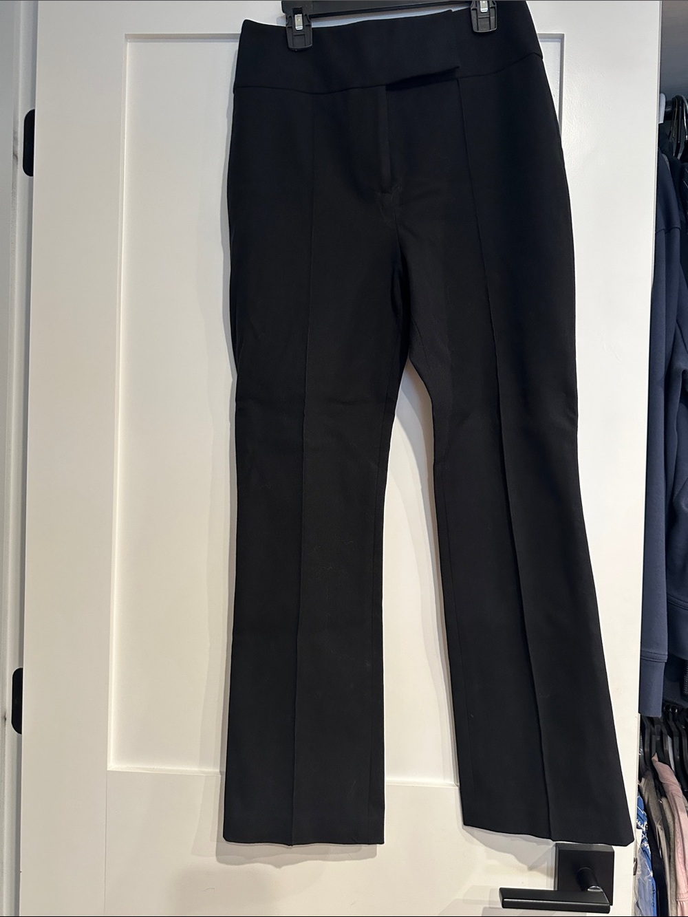 Veronica Beard Black Boot-Cut Ponte Pants